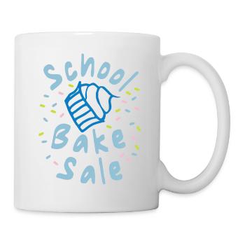 Backen als Hobby Spruch der Lustig ist - Tasse - Weiß - Rechts