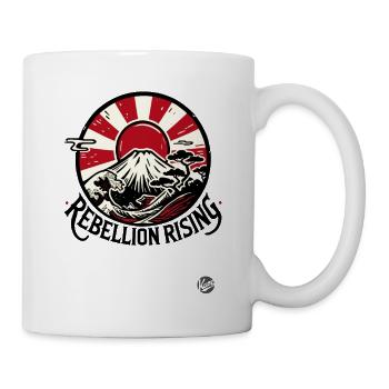 le mont Fuji rebelle au Japon - Mug blanc - blanc - Droite