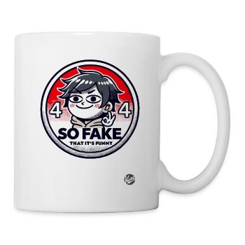 So Fake, dass es Lustig ist - Tasse - Weiß - Rechts