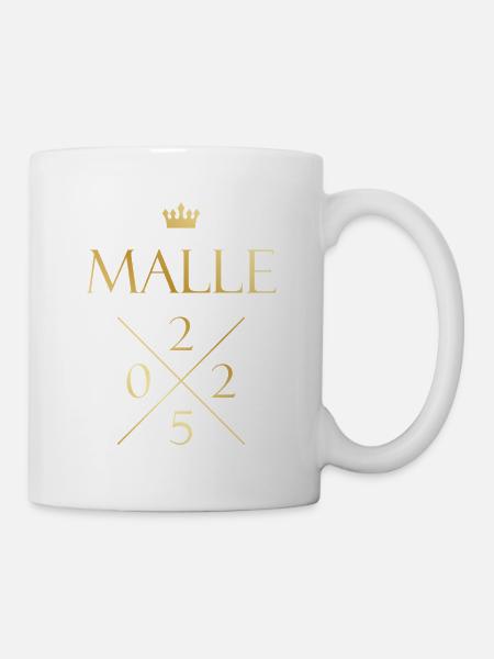 Malle 2025 Mallorca Gold - Tasse - Weiß