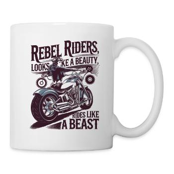 Rebel Riders Unleash The Rebel - Tasse - Weiß - Rechts
