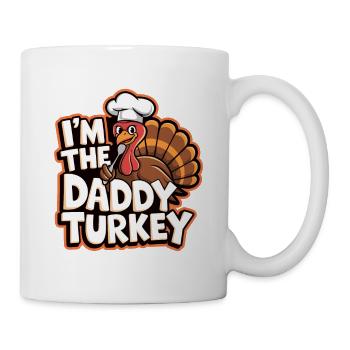 Papa Dinde Thanksgiving - Mug blanc - blanc - Droite