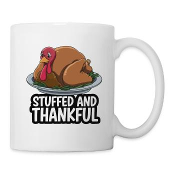 Dinde drôle de Thanksgiving - Mug blanc - blanc - Droite