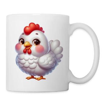Chicken / Hünchen - Tasse - Weiß - Rechts
