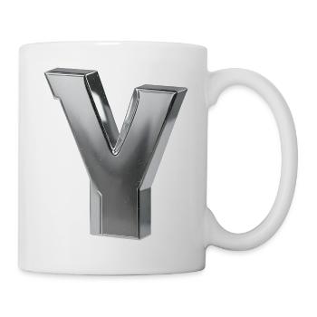 Chrome ,, Y " Metallic - Mug - white - Right