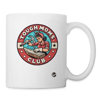 Hammer on the nails, Strong Mothers Club - Mug - white - Right