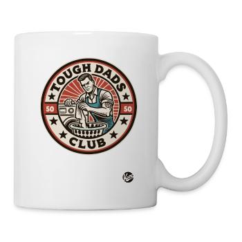 Journée lessive dans le club des pères forts - Mug blanc - blanc - Droite