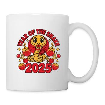 Chinesisches Jahr 2025 Jahr der Schlange - Tasse - Weiß - Rechts