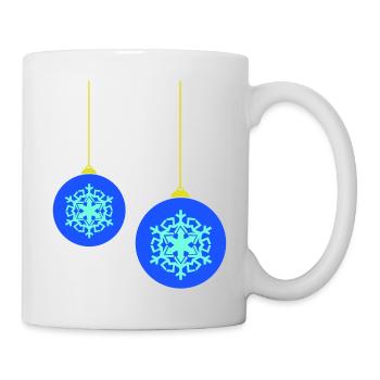 Christmas baubles - Mug - white - Right