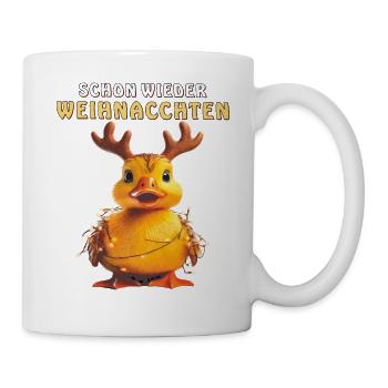 ENTE SCHON WIEDER WEIHNACHTEN - Tasse - Weiß - Rechts