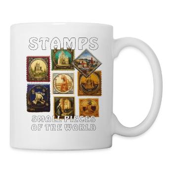 STAMPS SMALL PIECES OF THE WORLD - Mug - white - Right