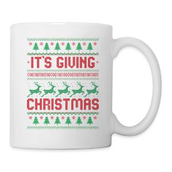 Es ist das Schenken von Weihnachten - Tasse - Weiß - Rechts