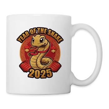 Année Chinoise 2025 Année du Serpent - Mug blanc - blanc - Droite