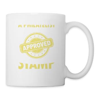 A Philatelist Appreciates The Stamp Of Approval - Tasse - Weiß - Rechts