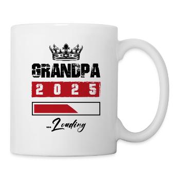 Opa 2025 Loading Grandpa - Tasse - Weiß - Rechts