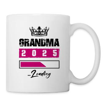 Mamie 2025 Chargement Mamie - Mug blanc - blanc - Droite