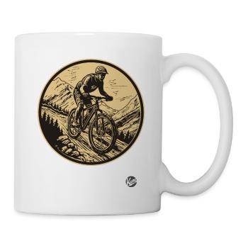 Mountain biking - Mug - white - Right