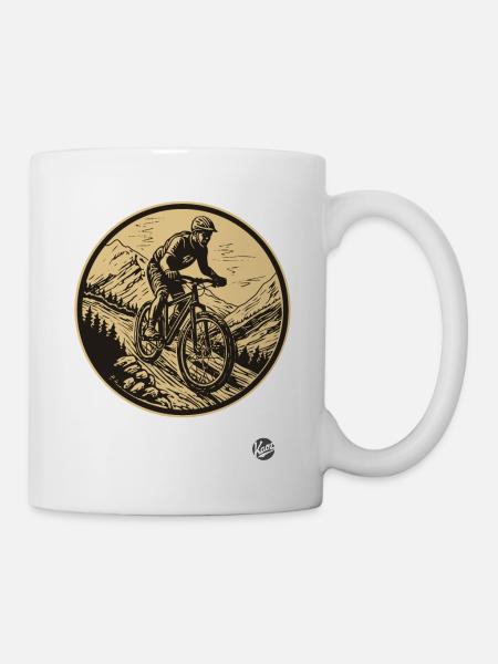 Vtt - Mug blanc - blanc
