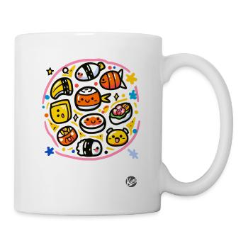Le paradis des sushis - Mug blanc - blanc - Droite