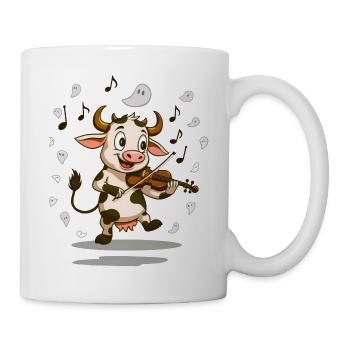 Adorable Violinist Cow - Mug - white - Right