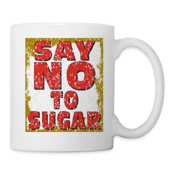 ZUCKER SAY NO TO SUGAR - Mug - white - Right
