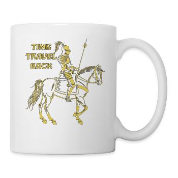 REITER TIME TRAVEL BACK - Tasse - Weiß - Rechts