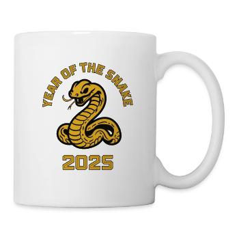 Chinesisches Jahr 2025 Jahr der Schlange - Tasse - Weiß - Rechts