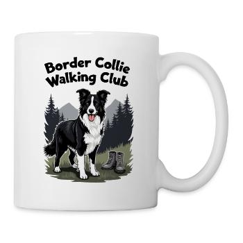 Border Collie Walking Club - Tasse - Weiß - Rechts