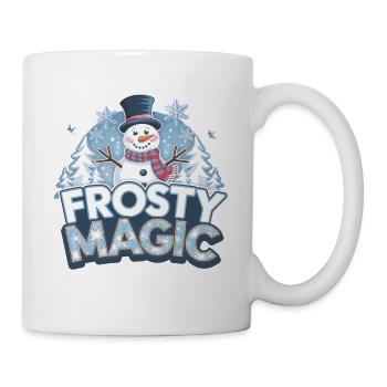Frostiges Winterwunderland Urlaubssaison - Tasse - Weiß - Rechts