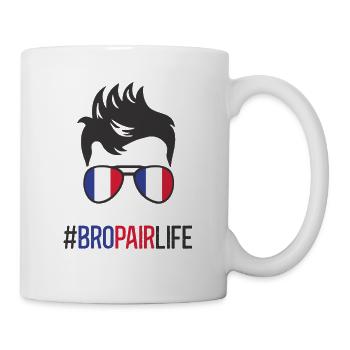 Bropair Frankreich Bro-Pair Au Pair Auslandsjahr - Tasse - Weiß - Rechts