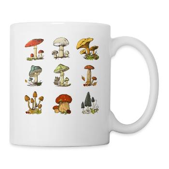 Colorful Mushroom Illustrations Colorful Mushroom - Mug - white - Right