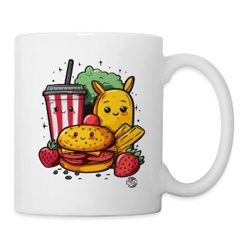 Kawaii Fast Food - Sweet and Delicious - Mug - white - Right