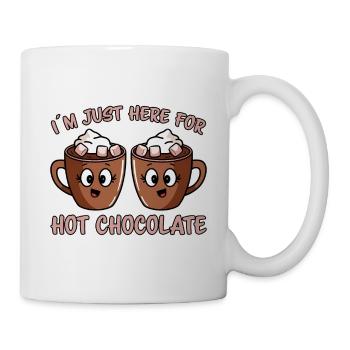 Cacao Dicton Chocolat Chaud Fun Cacao Cadeau - Mug blanc - blanc - Droite
