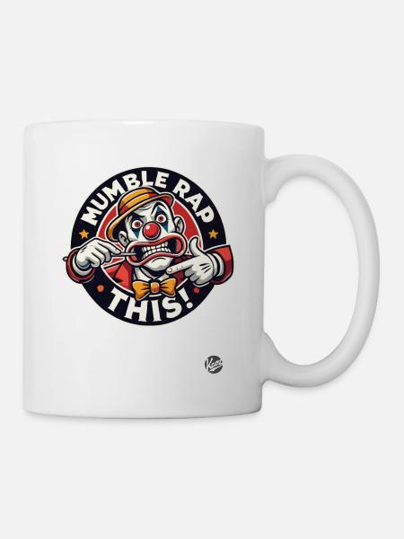 Mumble Rap Clown - Tasse - Weiß