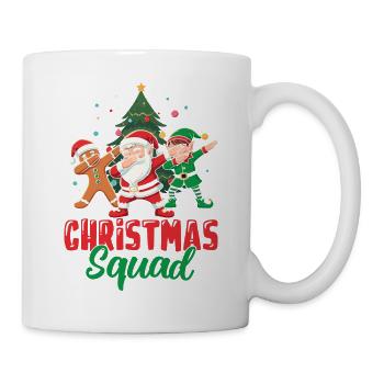Christmas Squad Santa Elf Dab - Tasse - Weiß - Rechts