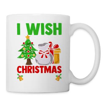 I Wish It Could Be Christmas Everyday Santa Tree - Mug - white - Right