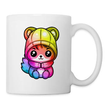 Squirrel Winter Animal Colorful Comic - Mug - white - Right