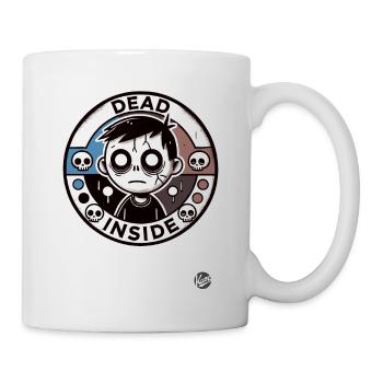 Zombie Boy : Mort à l’intérieur - Mug blanc - blanc - Droite