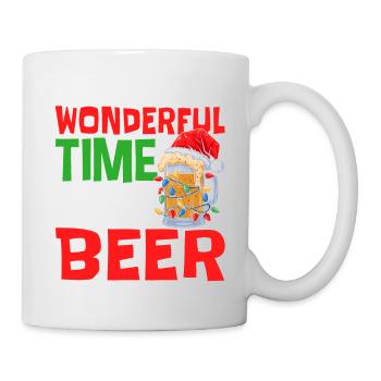 It's The Most Wonderful Time For Beer Christmas S - Tasse - Weiß - Rechts