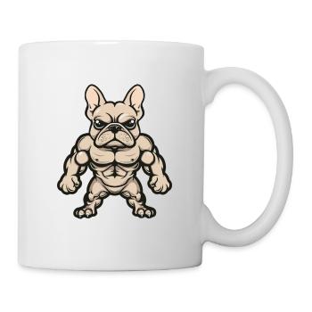 hund comic - Tasse - Weiß - Rechts
