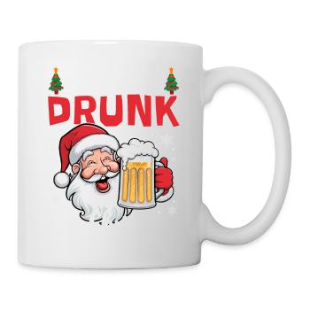 Merry Drunk I'm Christmas Spirit Wine Beer - Tasse - Weiß - Rechts