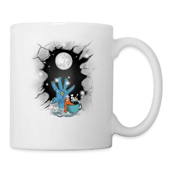 Halloween Fantasy lustig gruselig spaßig - Tasse - Weiß - Rechts