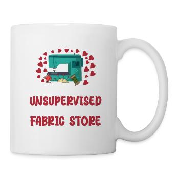 In my defense i was left unsupervised - Mug blanc - blanc - Droite
