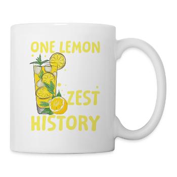 One lemon met another and the zest is history - Tasse - Weiß - Rechts