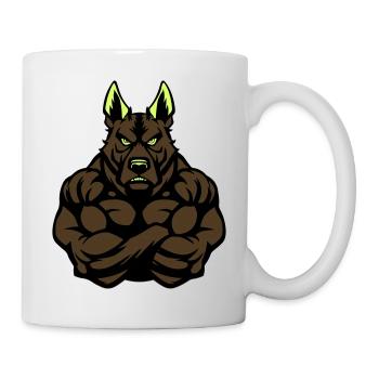 Dog Strong - Mug - white - Right