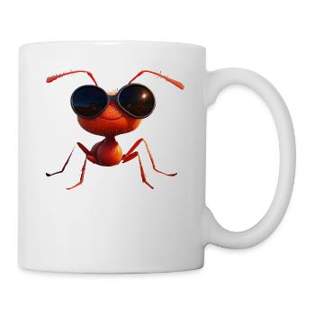 Ameise Waldameise Feuerameise Insekt Süße Ameisen - Tasse - Weiß - Rechts