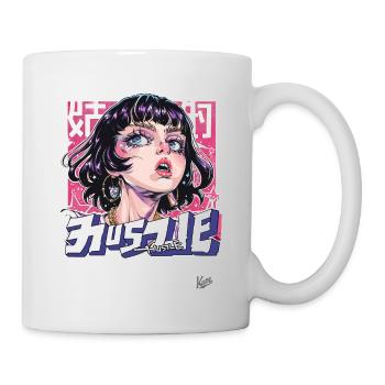 Der Hustle eines Mädchens - Tasse - Weiß - Rechts
