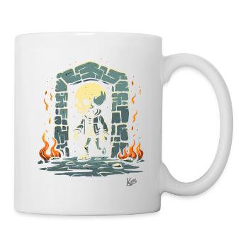 Donjon de squelettes Showtime - Mug blanc - blanc - Droite