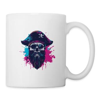 Pirate Skull Captain - Mug - white - Right