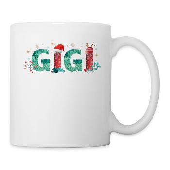 Weihnachten Gigi Oma Design Christmas Gigi - Tasse - Weiß - Rechts